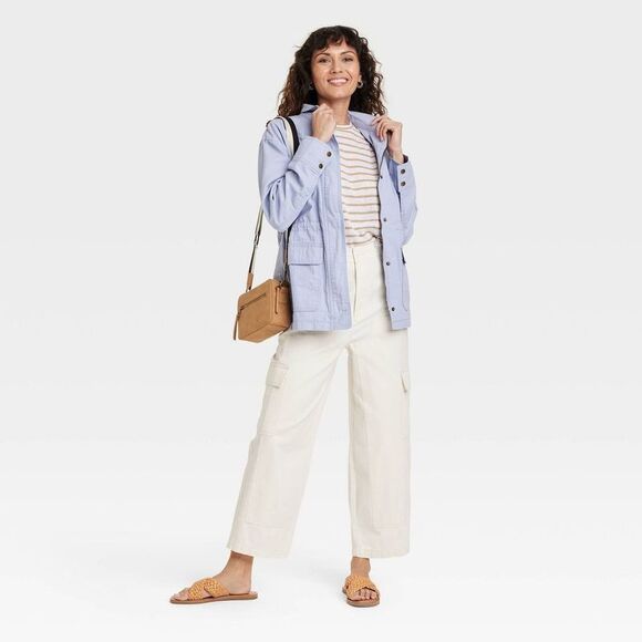 Universal Thread - Women's Zip-Up Winter Utility Jac Purple - Picture 3 of 3